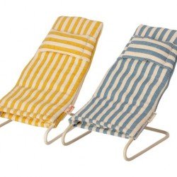 Set de chaises longues de plage pour souris