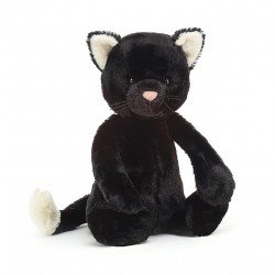 Peluche bashful Black Kitten