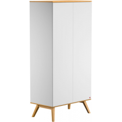 Armoire deux battants Nature - VOX Blanc