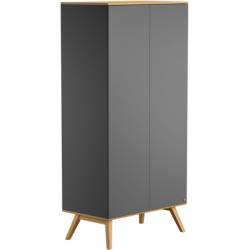 Armoire deux battants Nature - VOX light grey