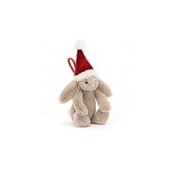 Peluche Bashful Christmas Bunny Decoration