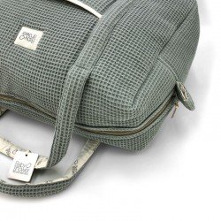 Sac de maternité Camila Waffle Grey