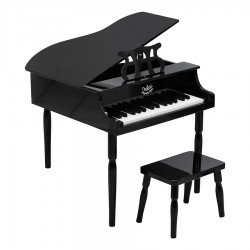Grand piano à queue noir - 30 touches avec partitions