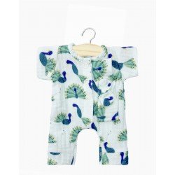 Babies - Combinaison Lili  et son headband Baby Paon