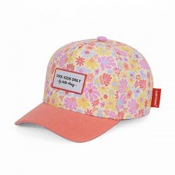 Casquette Imprimé Retro Flowers