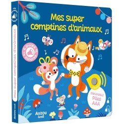 Livre sonore Mes supers comptines d'animaux