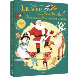 Le soir avec le père noël -LES RENNES ET LES BONHOMMES DE NEIGE