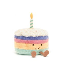 Peluche Amuesables Rainbow Bhirthday Cake