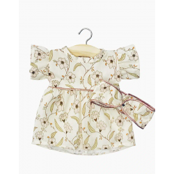 Robe Daisy et son headband croisé en Coton Janelle