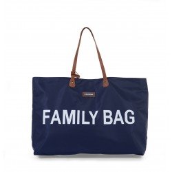 Family Bag Navy Blanc
