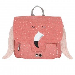Cartable Animaux Flamant Rose