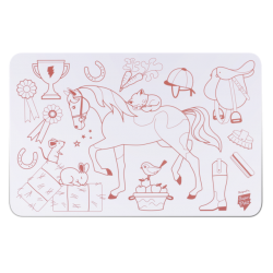 Coloriage éducatif Mini Playmat Poney Club